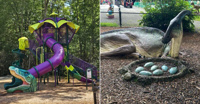 The Enchanting Connecticut Dinosaur Attraction That Feels Straight Out Of Jurassic Park