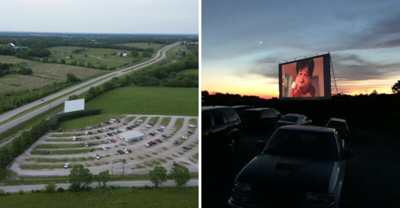 This Old-School Kentucky Drive-In Theater Still Shows Two New Releases For About $11