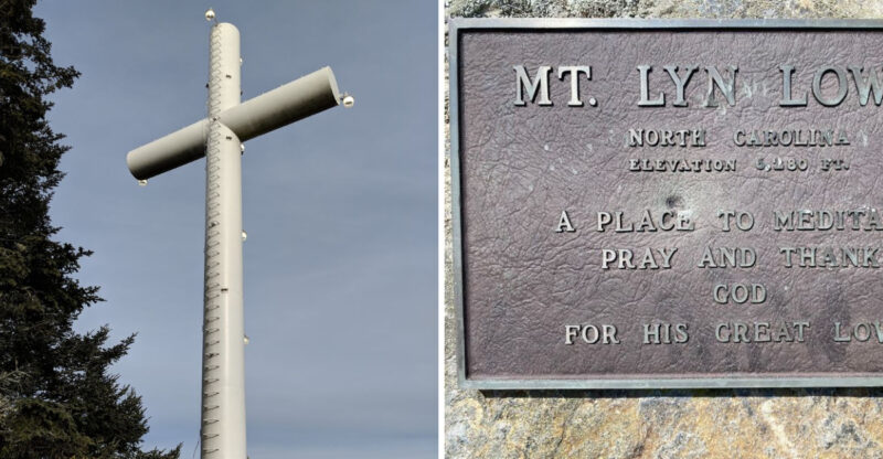 This 60-Foot Giant Cross Can Be Seen For Miles Across North Carolina, But Few Know Who It Honors