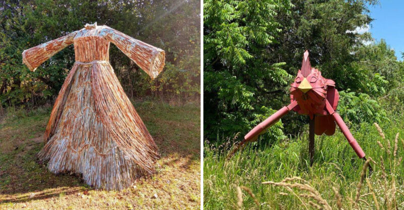 This Free Kentucky Park Hides Secret Art Among Wildflowers And Forest Trails