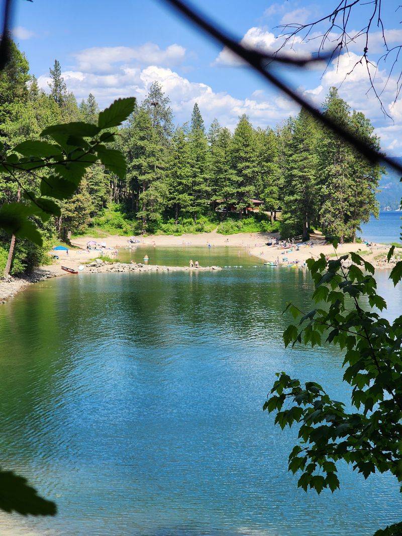 Beaver Bay Beach At Farragut State Park, Athol