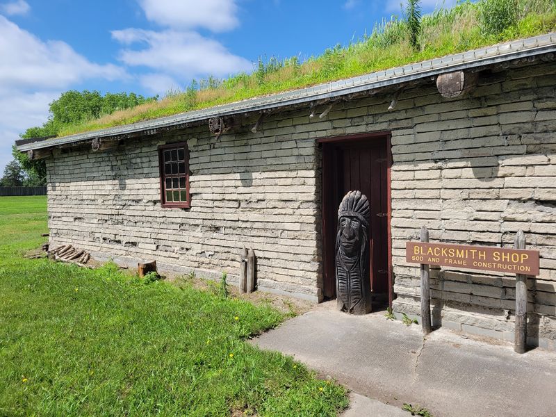Leaky Sod Buildings That Grew Into an Outpost