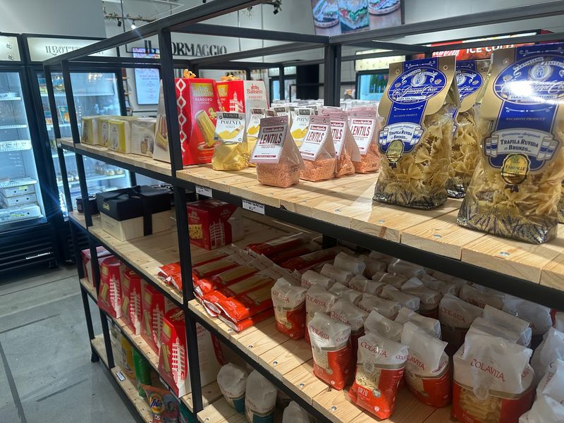 Shelves Stocked Straight From Italy