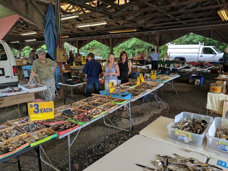 Hundreds Of Outdoor Vendor Tables