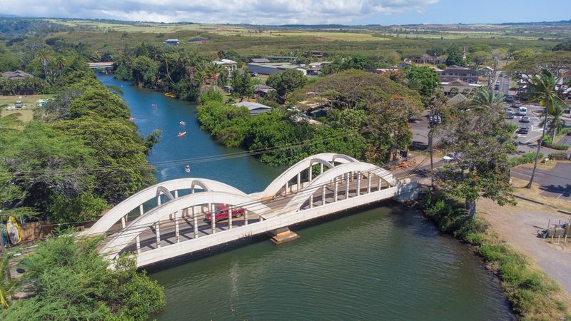 Rainbow Bridge Over Anahulu Stream