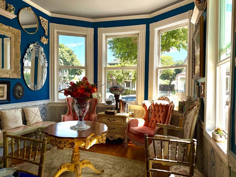 Tea Served Inside A 1903 Victorian House