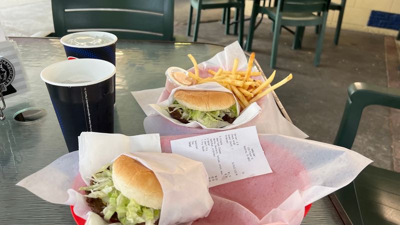 Twenty-Five Cents Covered Burger, Pie, And Coffee