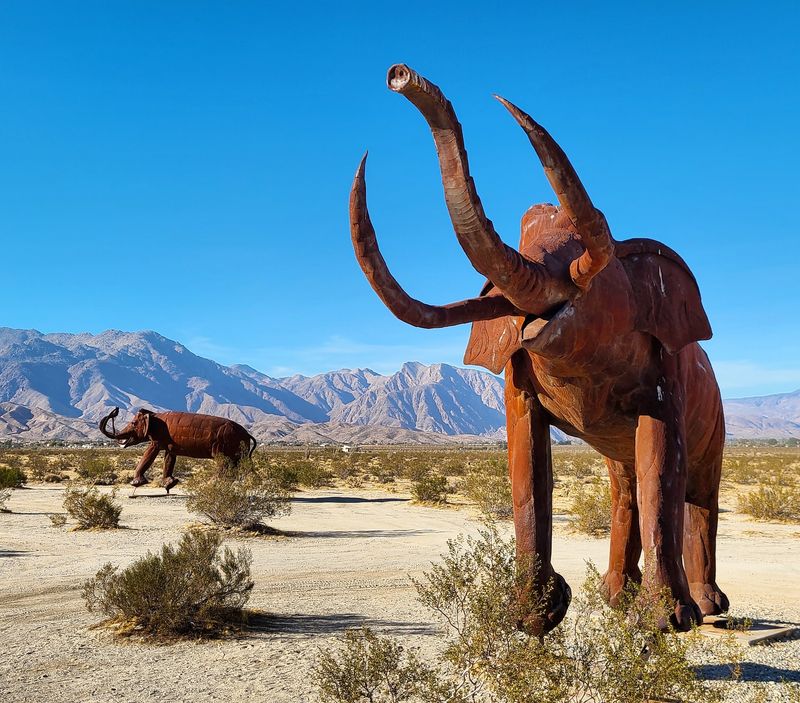 Metal Creatures Across Galleta Meadows