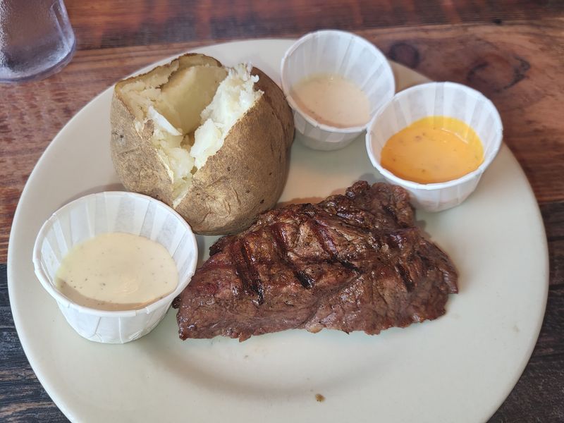 Sirloin Steaks Cooked To Order, Brought Right To You