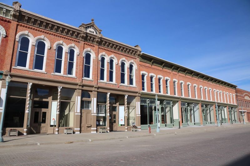 Cornices, Corbels, And Two Blocks Of Storefronts