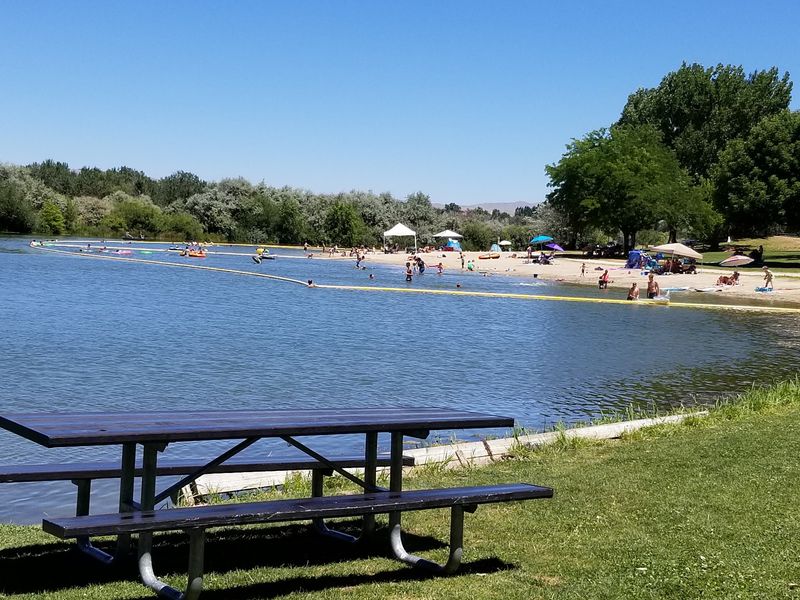 This Idaho Island State Park Has A Roomy Lake Beach That Stays Calm Midweek - Decor Hint Before You Drive Out To Eagle