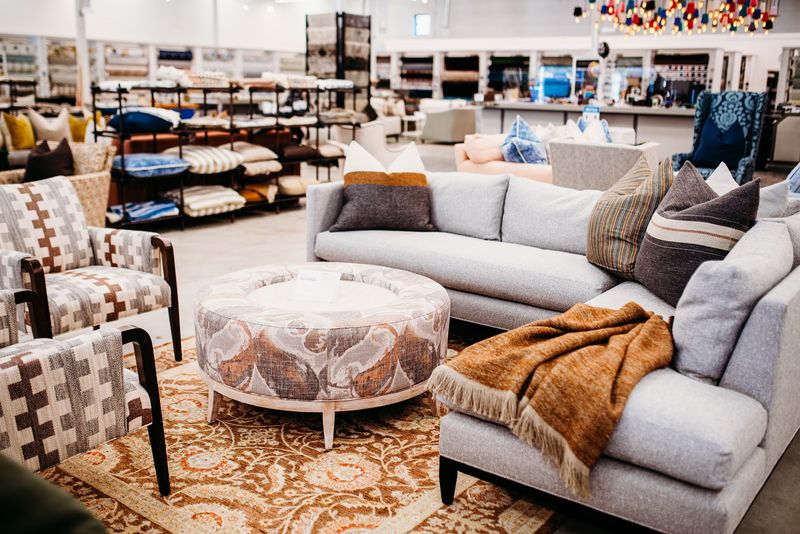 This Massive Georgia Fabric Store Packs Endless Aisles With Designer Fabrics - Decor Hint Pillows Throws And Bedding That Steal The Show
