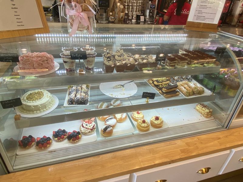 The Secret Italian Bakery In Georgia Locals Keep To Themselves - Decor Hint Inside The Case Of Tarts And Tiramisu
