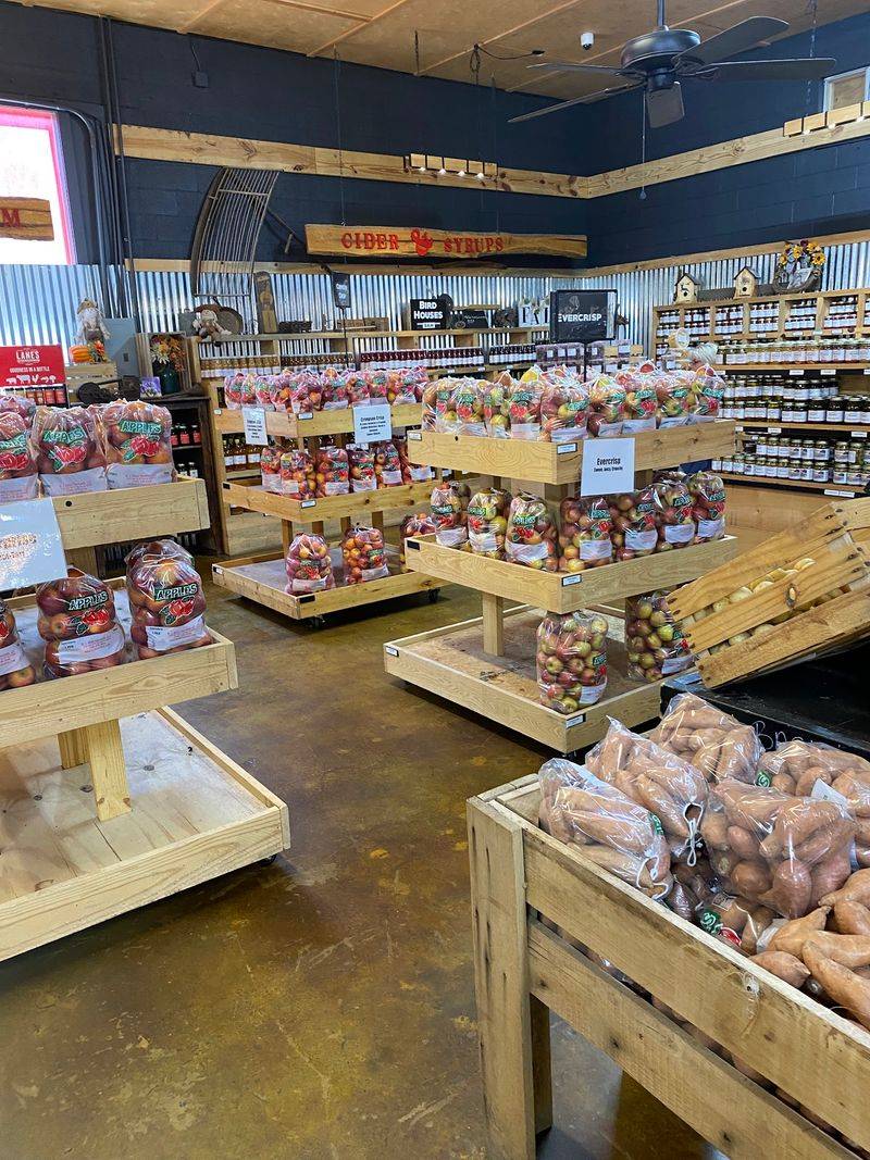 An Old-Fashioned Market Stocked Floor To Ceiling