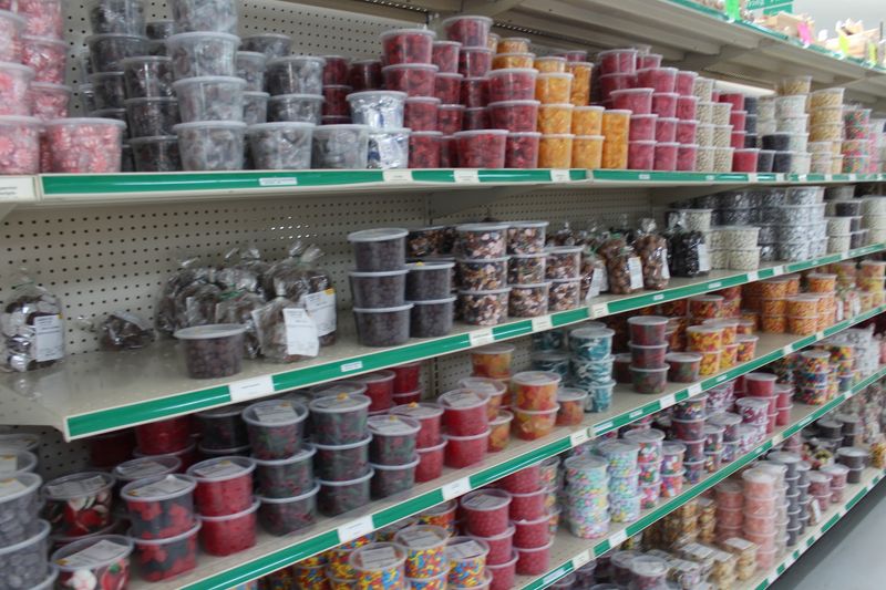 This Michigan Amish Bulk Foods Store Is Packed With Homemade Country Finds - Decor Hint Candy Bins With A Loose Self-Control Policy
