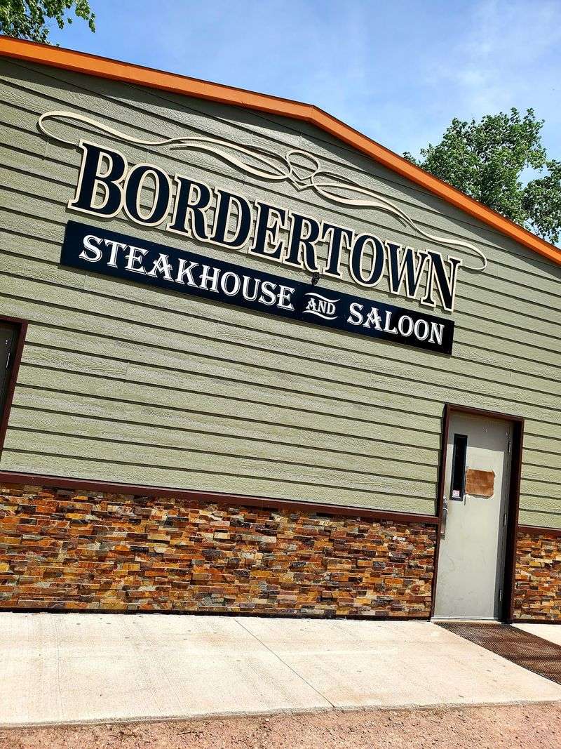 7 Nebraska Small-Town Restaurants With Names Strange Enough To Make You Pull Over - Decor Hint Bordertown Steakhouse and Saloon in the Sandhills