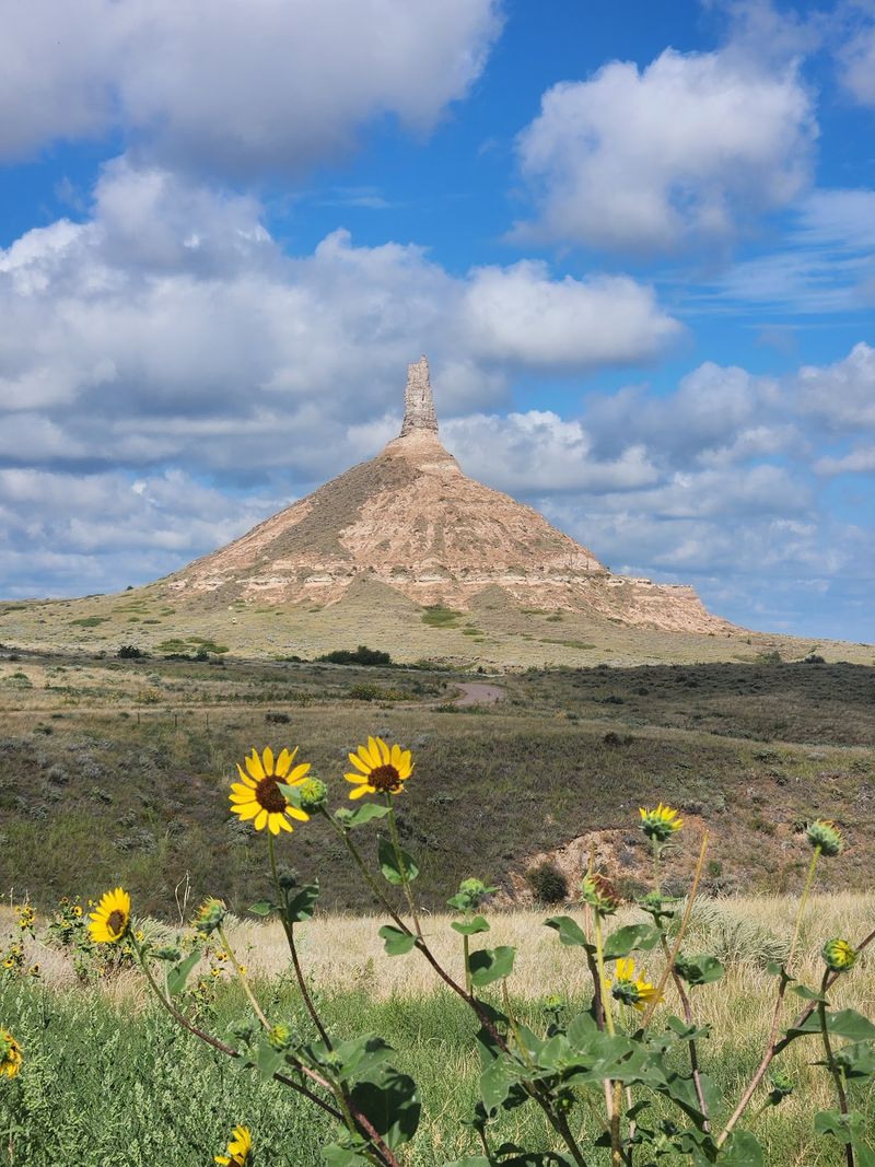 A Spire Above the North Platte Valley