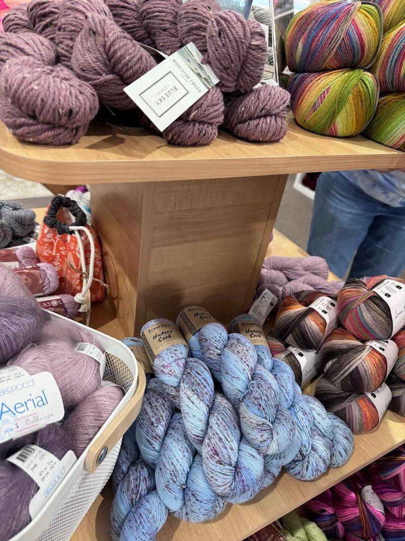 The Shop Stocks Well-Known Yarn Brands Alongside Independent Labels