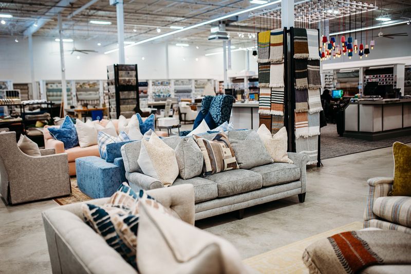 This Massive Georgia Fabric Store Packs Endless Aisles With Designer Fabrics - Decor Hint American-Made Furniture You Can Actually Sit On