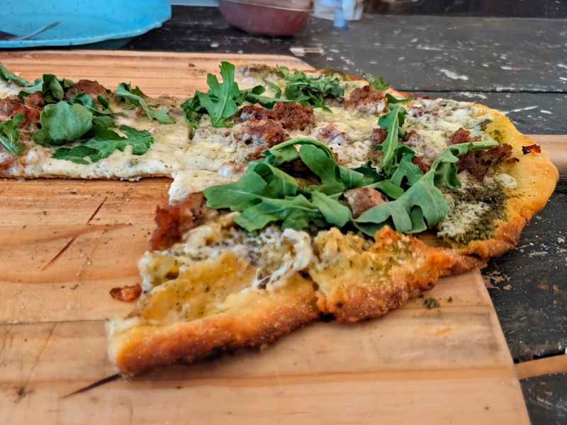 Pesto Pizza and a Menu That Grew Up