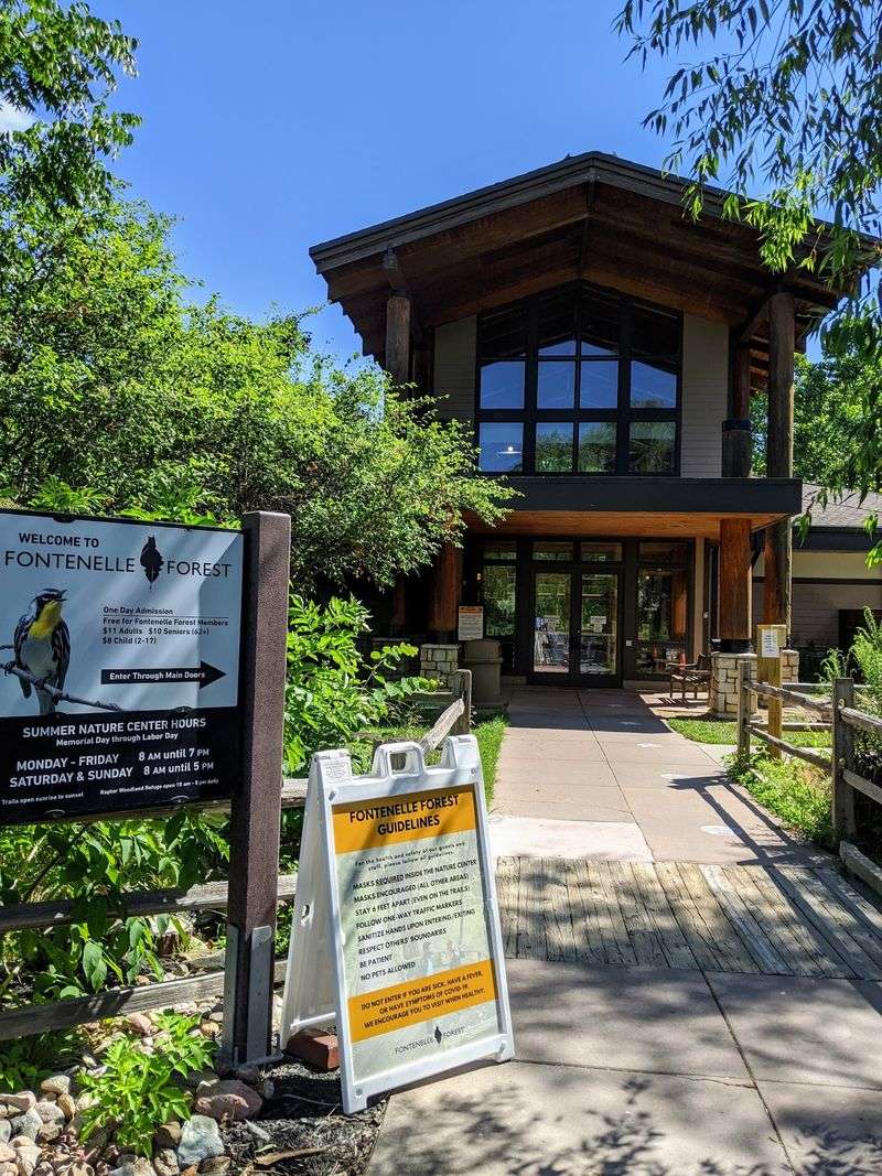 Nature Center Exhibits, Critters, and a Playscape