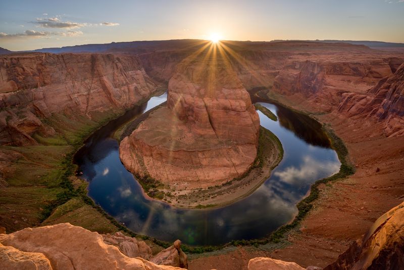Where The River Makes A Perfect U-Turn