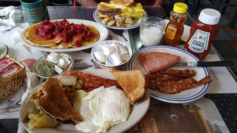 Hearty Plates Match The Rural Setting