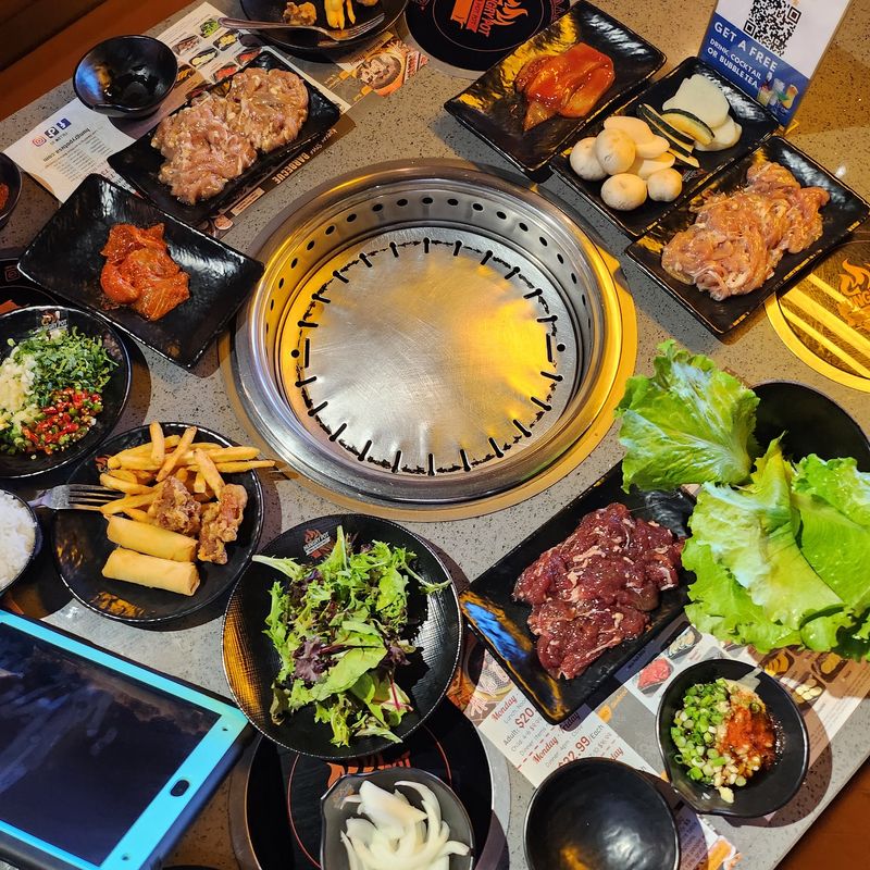 Tables Come Ready For Cooking Your Own Meal