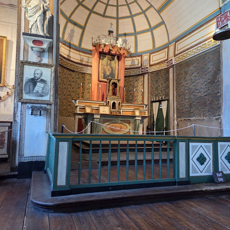 This 1850s Mission Church In Idaho Is The State's Oldest Standing Building - Decor Hint Huckleberry Paint And Tin Can Chandeliers