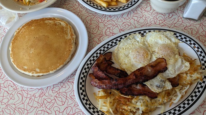 Pancakes That Overhang the Plate