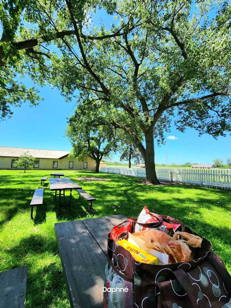 Grounds, Giant Trees, and a Spot for Lunch