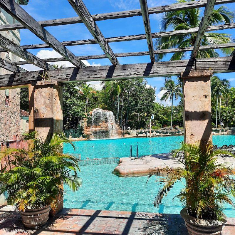 This Florida Swimming Hole Hides Inside A Former Coral Rock Quarry - Decor Hint Mediterranean Revival Design Borrowed From Venice