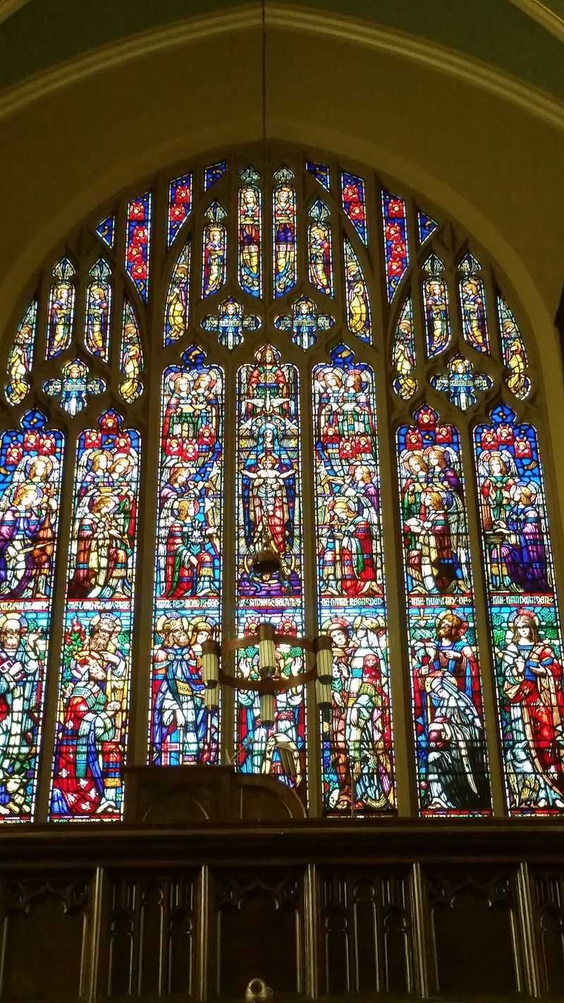 The Rear Stained Glass Worth Turning Around For