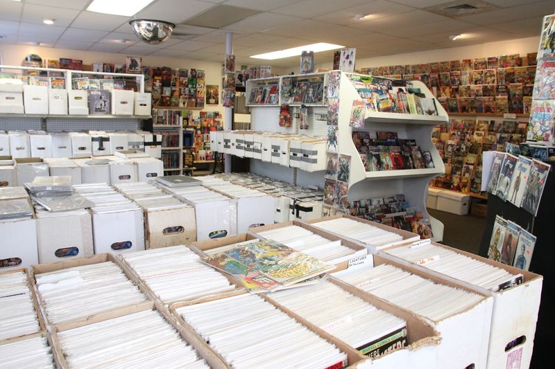 Thousands Of Back Issues Fill The Boxes