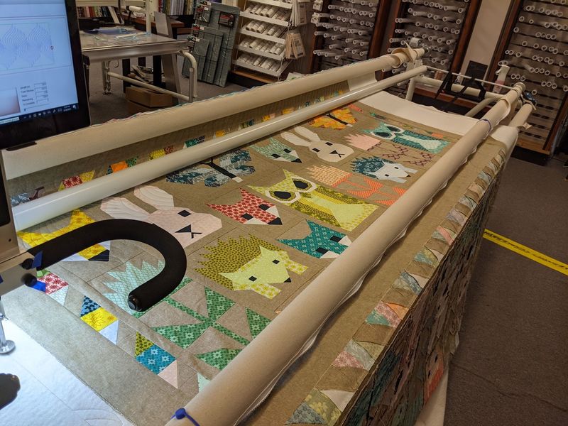Finished by the Staff: Longarm Quilting Services