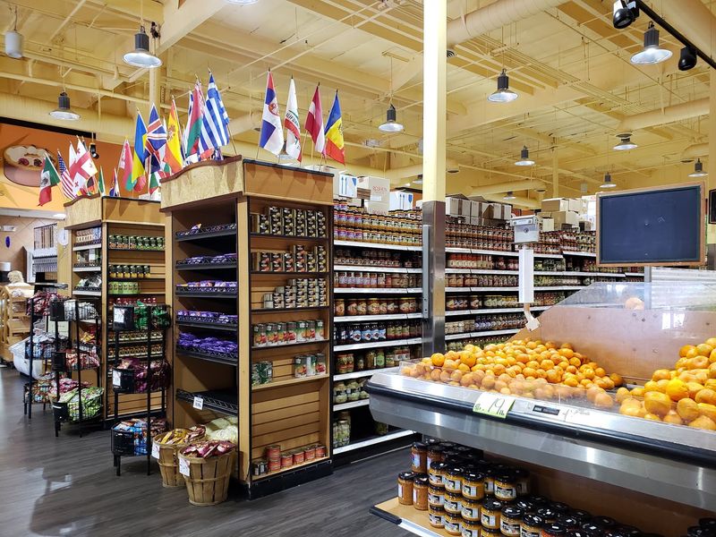 Pickles And Preserved Foods Line The Shelves