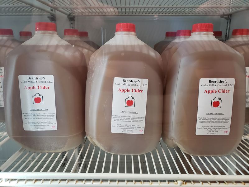 Fresh Cider Is Pressed On Site