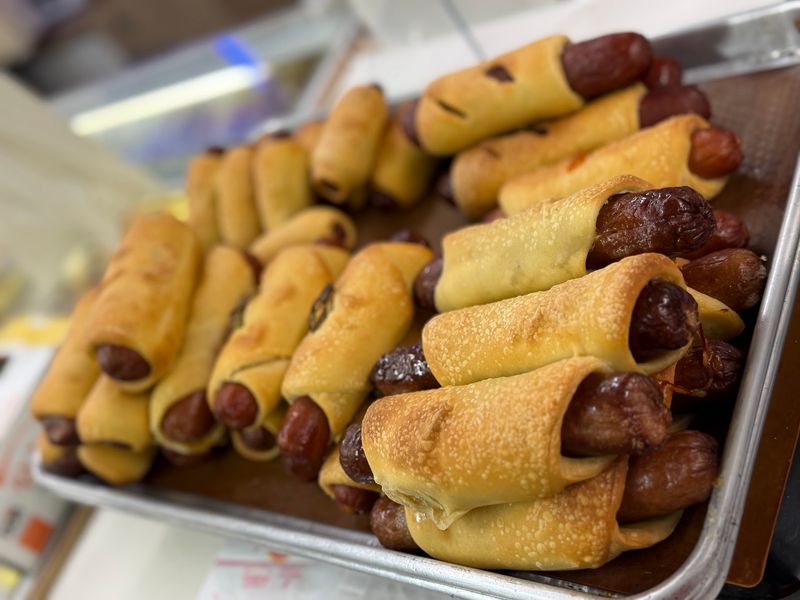 Pigs In A Blanket With Thin, Crisp Dough