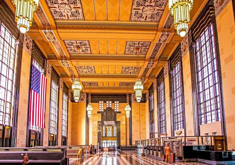 This 1931 Nebraska Train Station Now Holds An Art Deco Museum Where You Board The Rail Cars - Decor Hint Malts and Phosphates at the 1931 Soda Fountain