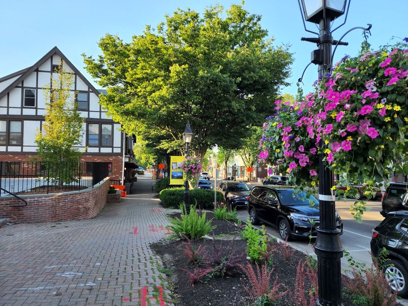 Main Street Runs Through The Historic Town Center