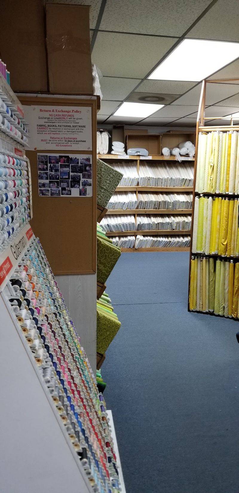 This San Diego, California Fabric Store Is Packed With More Than 16,000 Bolts Of Colorful Fabric - Decor Hint Notions, Batting And Thread Round Out A Project List