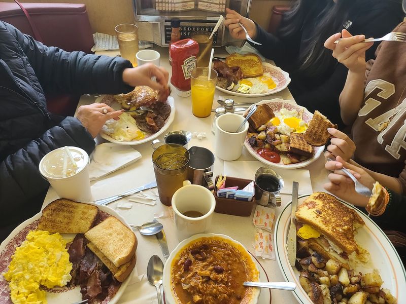 Breakfast Plates Keep The Griddle Busy