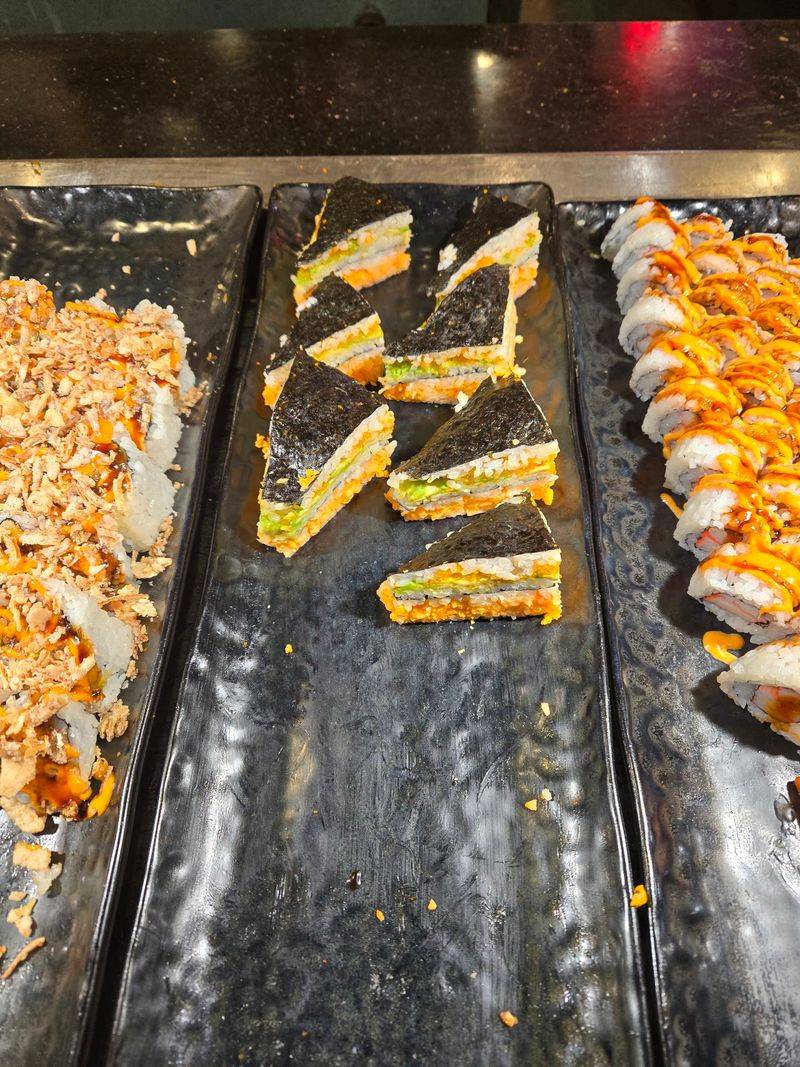 Fresh Rolls From The Sushi Counter