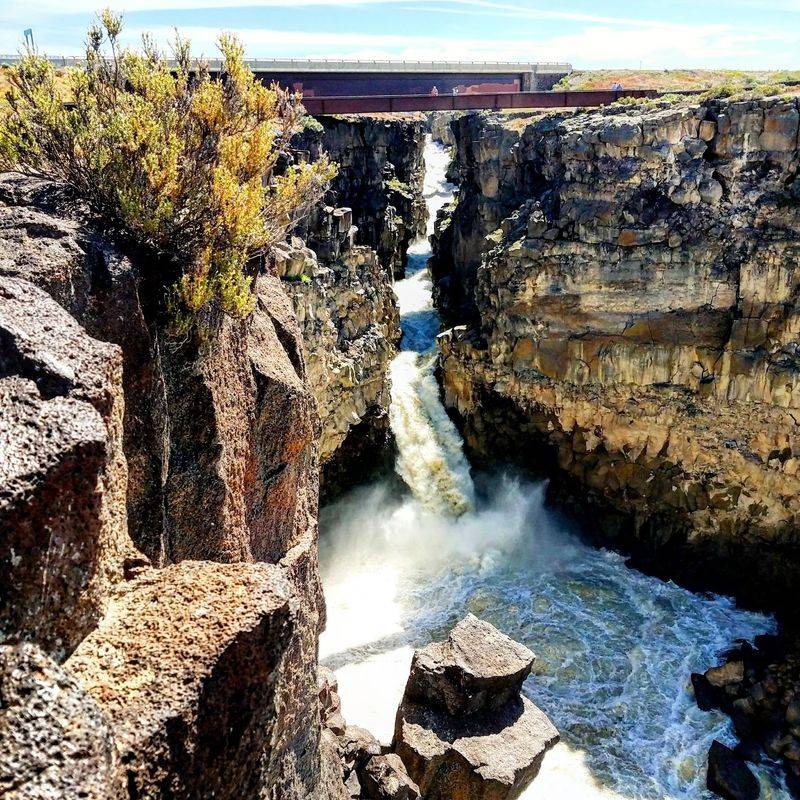 Footbridge Over Devils Washbowl