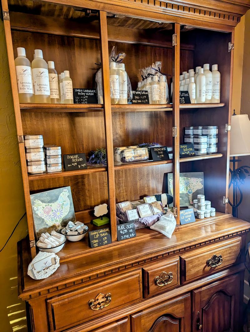 A Shop Set Up Inside the Farmhouse