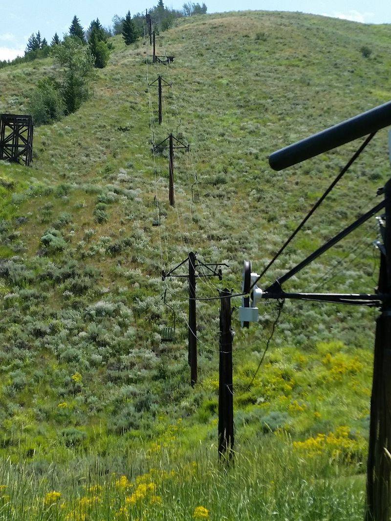 Remnants Of The Original Lift Terminal Still Survive On Proctor Mountain