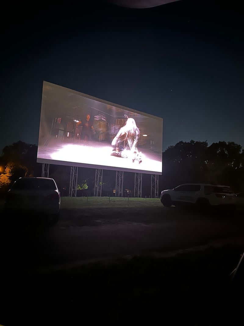 Laser Light and FM Radio Sound Under the Florida Sky
