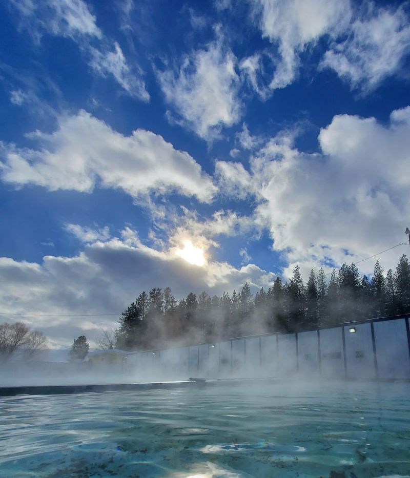 Soak At Zims Hot Springs Just A Few Miles Away