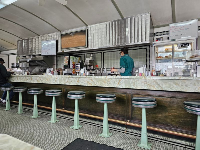 Counter Seating Adds To The Nostalgia