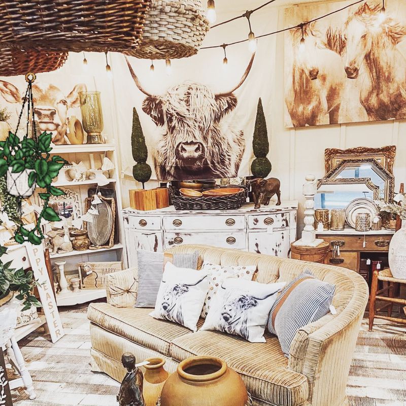Vintage Furniture Shares Space With Decor, Collectibles, And One-Off Finds